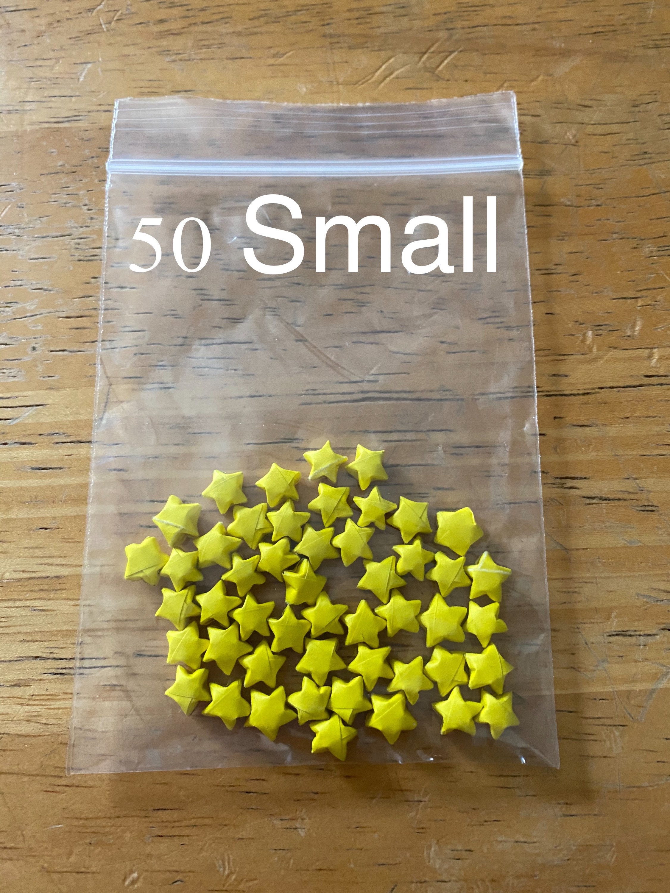 Yellow Origami Stars, Bulk Stars, 100 Stars, 200 Stars, Yellow Stars, Origami Stars, Lucky Stars, Paper Stars, Origami Bulk, Stars, Yellow - Thumbnail 4