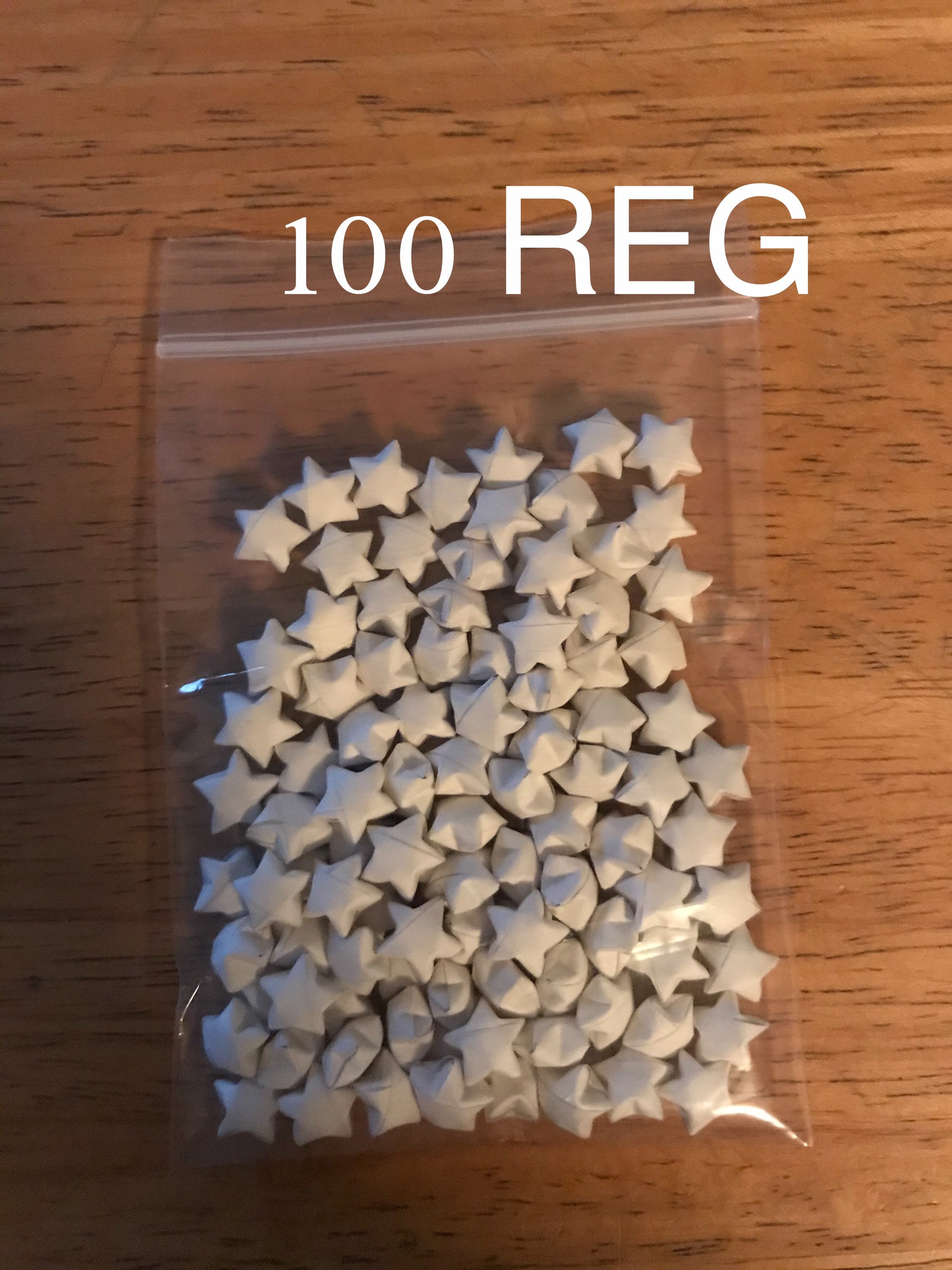 White Origami Stars, Lucky Stars, 100 Origami Stars, 50 Origami Stars, Paper Stars, Origami Bulk, Stars, Origami Lucky Stars, White Stars - Thumbnail 3