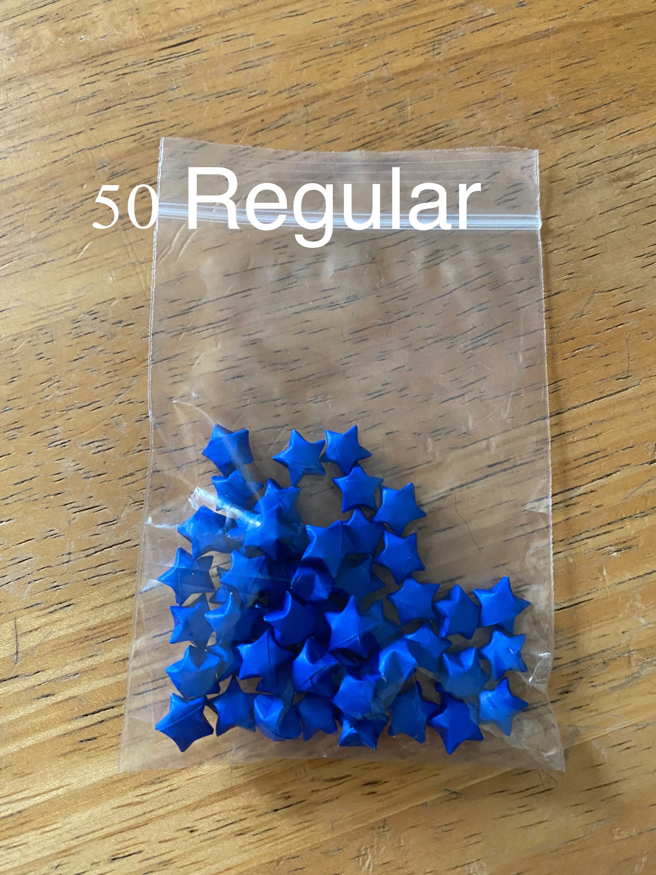 Blue Origami Stars, Bulk Stars, 100 Stars, 200 Stars, Blue Stars, Origami Stars, Lucky Stars, Paper Stars, Origami Bulk, Christmas Decor - Thumbnail 2