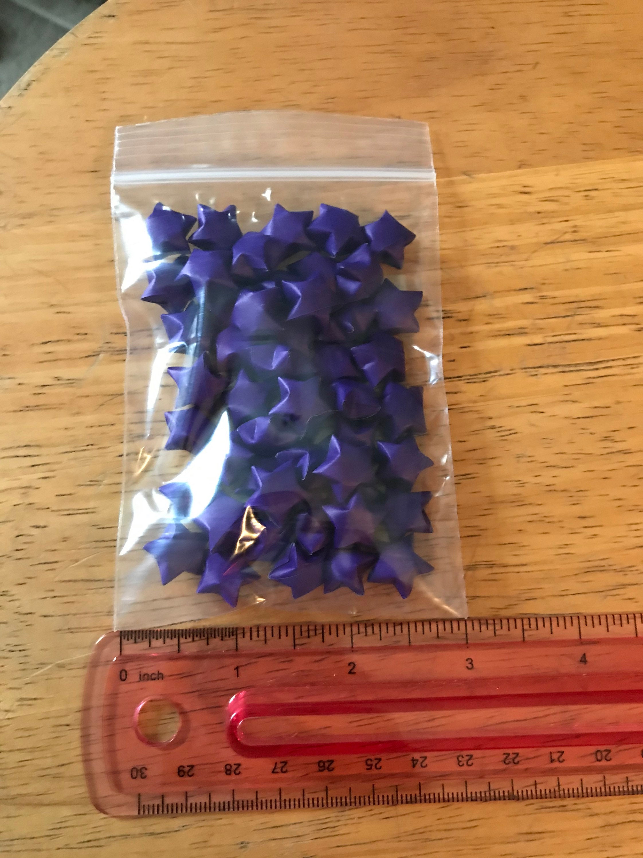 Purple Origami Stars, Bulk Stars, 100 Stars, 200 Stars, Purple Stars, Origami Stars, Lucky Stars, Paper Stars, Origami Bulk, Lucky Stars - Thumbnail 7