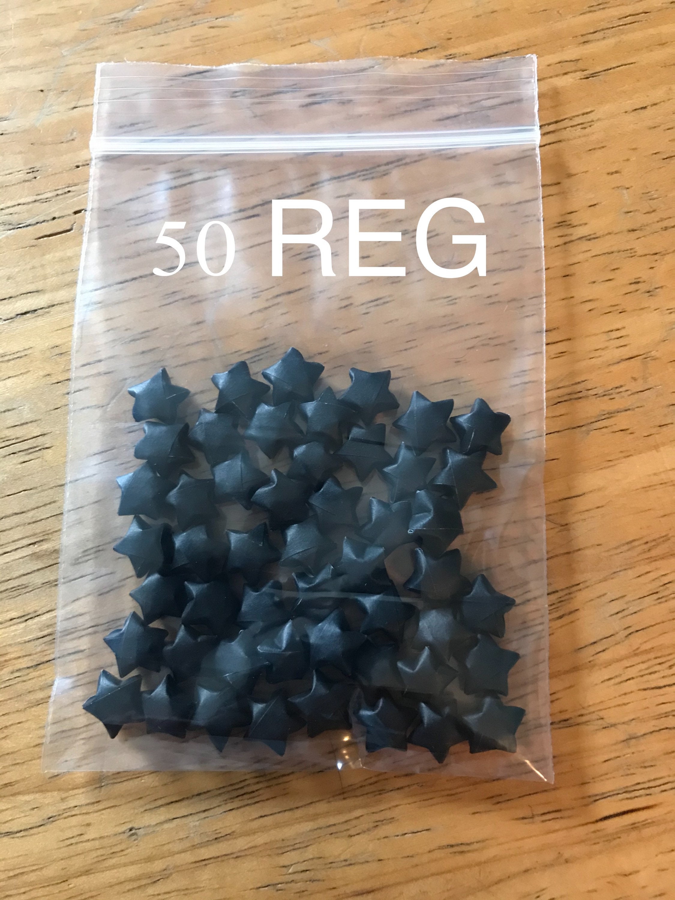 Black Origami Stars, Bulk Stars, 100 Stars, 200 Stars, Black Stars, Origami Stars, Lucky Stars, Paper Stars, Lucky Stars, Origami Bulk, Star - Thumbnail 4