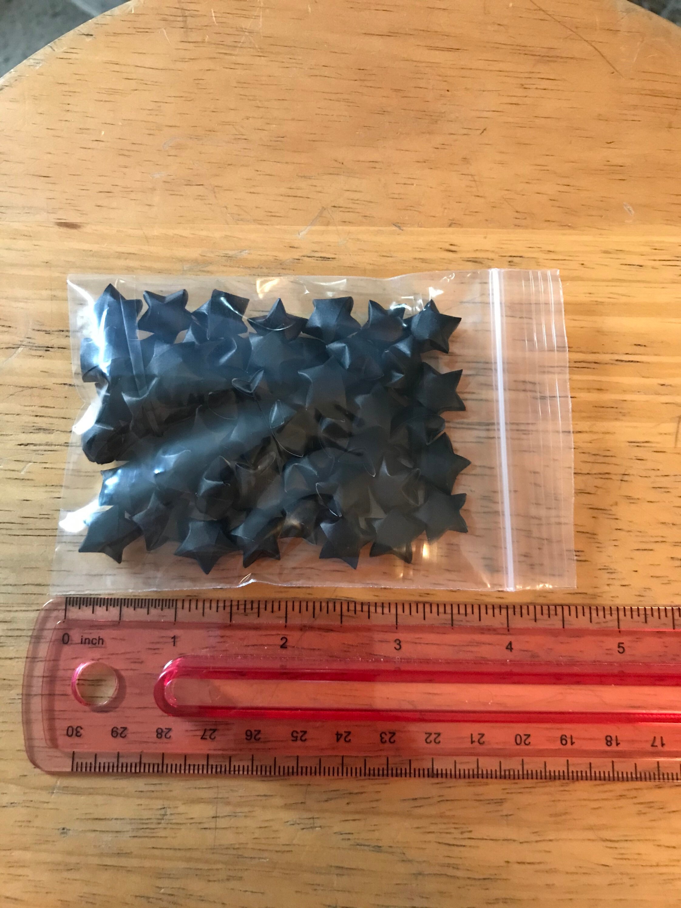 Black Origami Stars, Bulk Stars, 100 Stars, 200 Stars, Black Stars, Origami Stars, Lucky Stars, Paper Stars, Lucky Stars, Origami Bulk, Star - Thumbnail 7