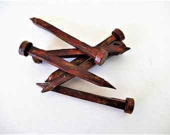 Larp prop rusty nails EVA foam 6 pcs for fantasy or wasteland larps