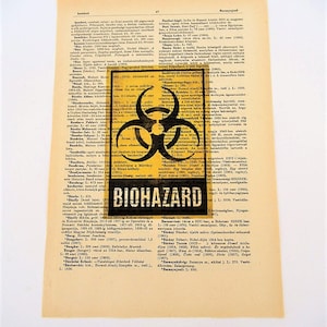 Post apocalyptic print wasteland print wall decoration