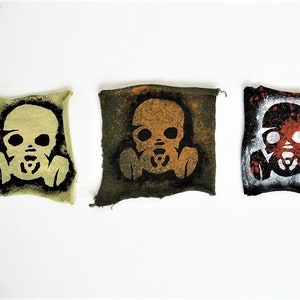 フォールアウトやマッドマックス風のポスト黙示録的なガスマスクWasteland縫い付けパッチ