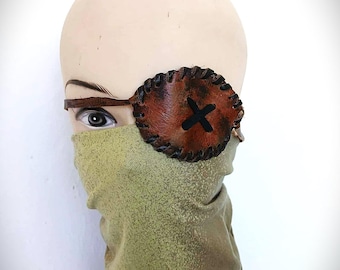 Wasteland post apocalyptic eye patch goggle