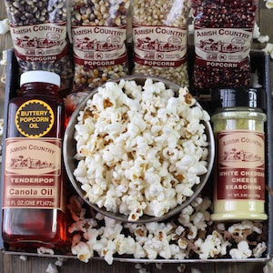 Popcorn Gift Box - White Cheddar - Birthday Holiday Edible Food Box -Christmas gift - Welcome Back Gift Thank You Easter Gift Box