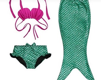 Kid’s 3pc Mermaid Bathing Suit