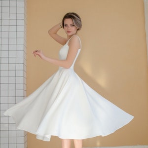 Plus size short white dresses for graduation on sale