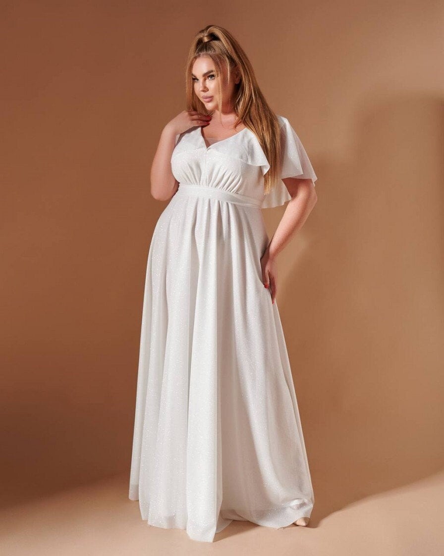 sachin and babi light blue dress Plus Size White Dresses main image 1