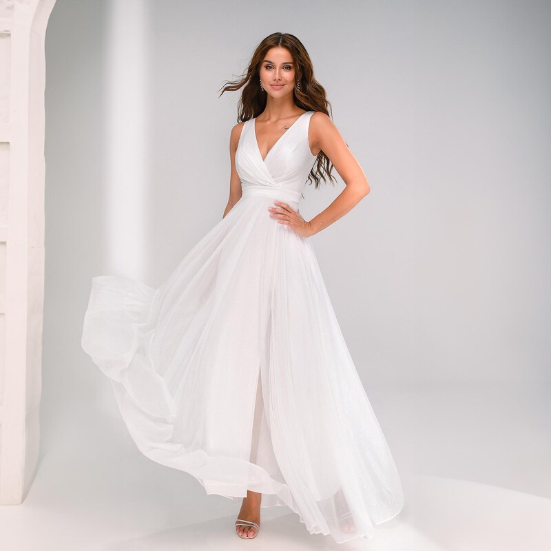 SEXY CHIFFON MAXI DRESS main image 0