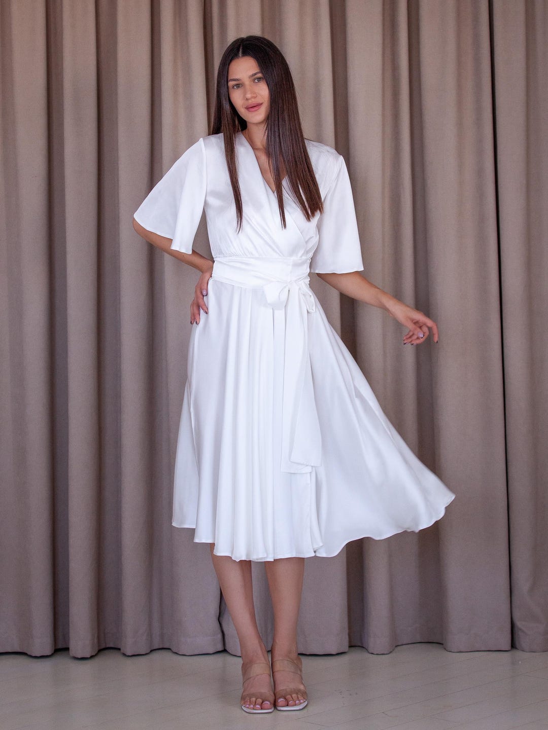 a line cut dress KissProm main image 1