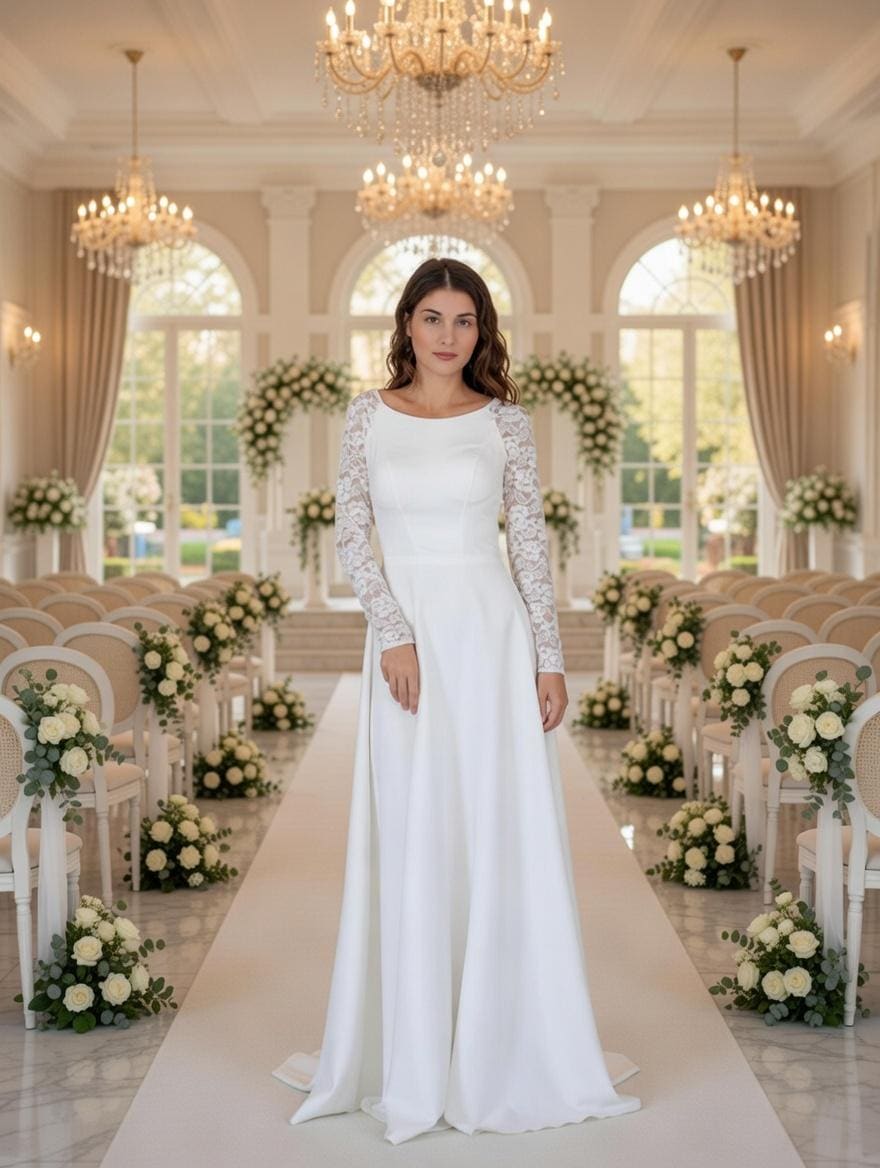 Winter City Hall Wedding Dress - Etsy