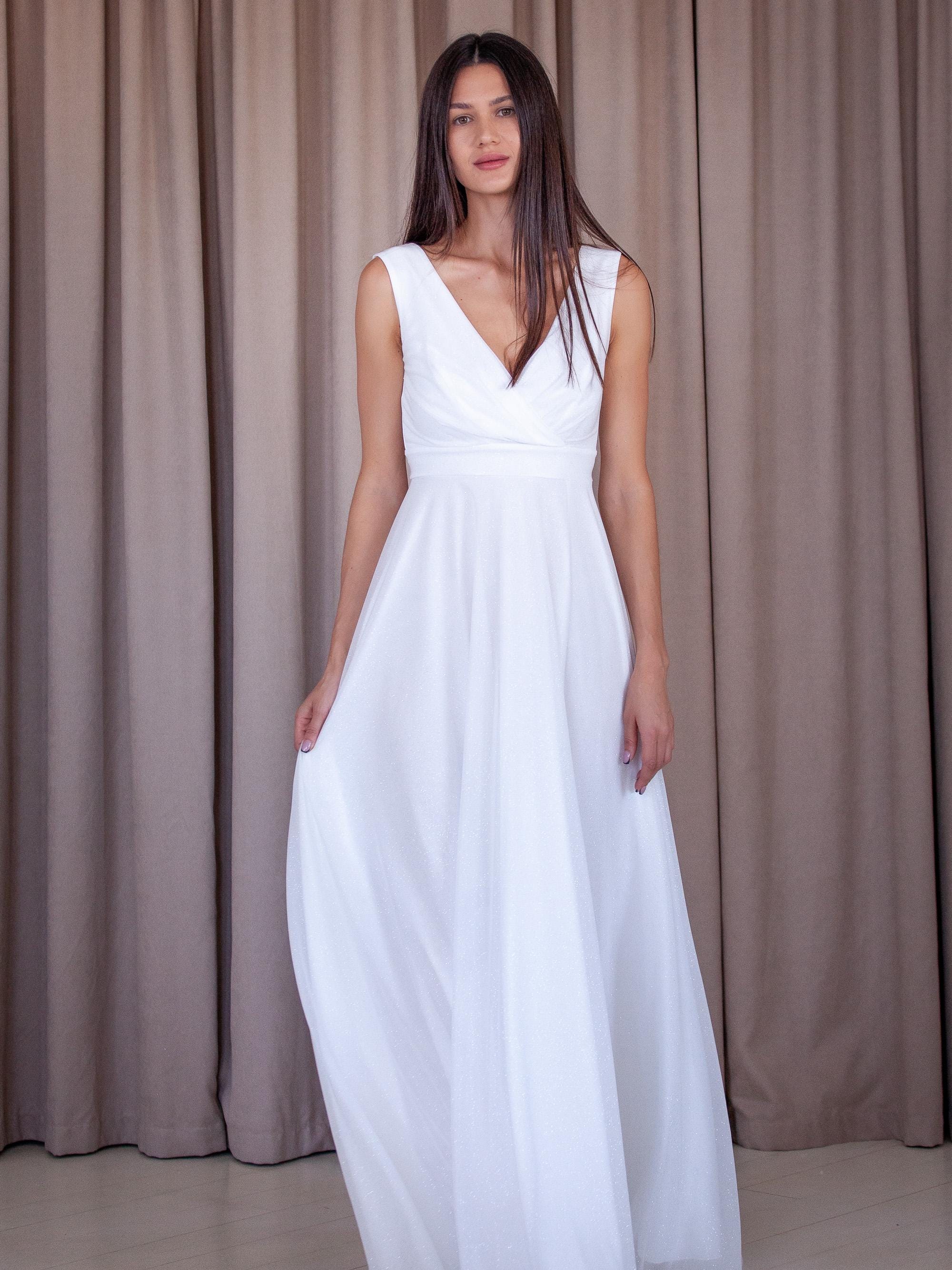 knee length dresses for ladies Odette Cream Long Sleeve Formal Maxi Dress main image 0