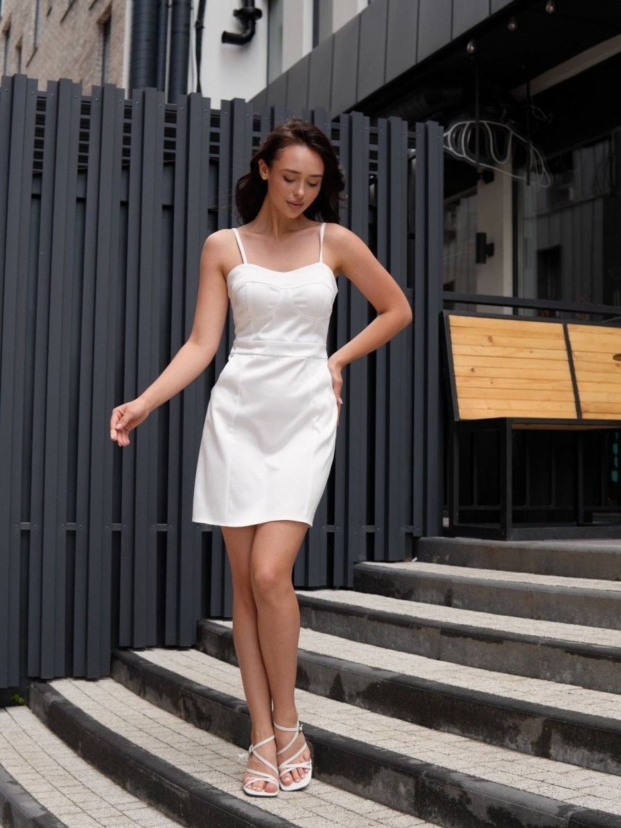 slip dress wedding Satin Bridesmaid Prom Dress Pink XL Classic Dusk by Grace Loves Lace Ava Presley Color Block final_few_3_10 neck tea Frame Style:Silver Frame
