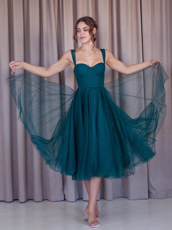 white christmas dresses Muse - Emerald Green Formal Dress