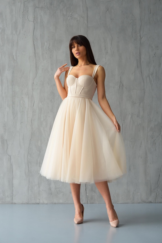 wide strap corset midi dress annamaegroves on LTK