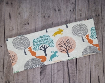 Soft wide sports headband - Forest Animals - Jogging headband - for Adults and Kids