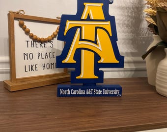 3D Schreibtischschild von North Carolina A&T State Universität