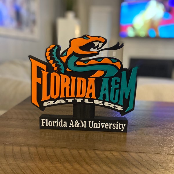 Florida A&M University (FAMU) 3D Desk Sign