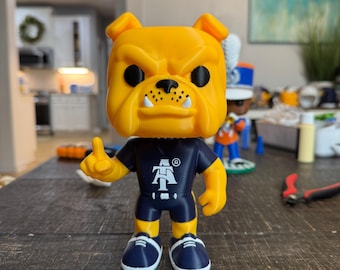 8 inch North Carolina A&T University Aggie desktop statue