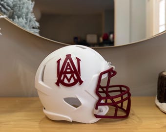 Alabama A&M University 3d-printed Mini Football Helmet | HBCU Gift |  Bulldogs Collectible | Alumni Graduation Decor | AAMU Pride - Etsy