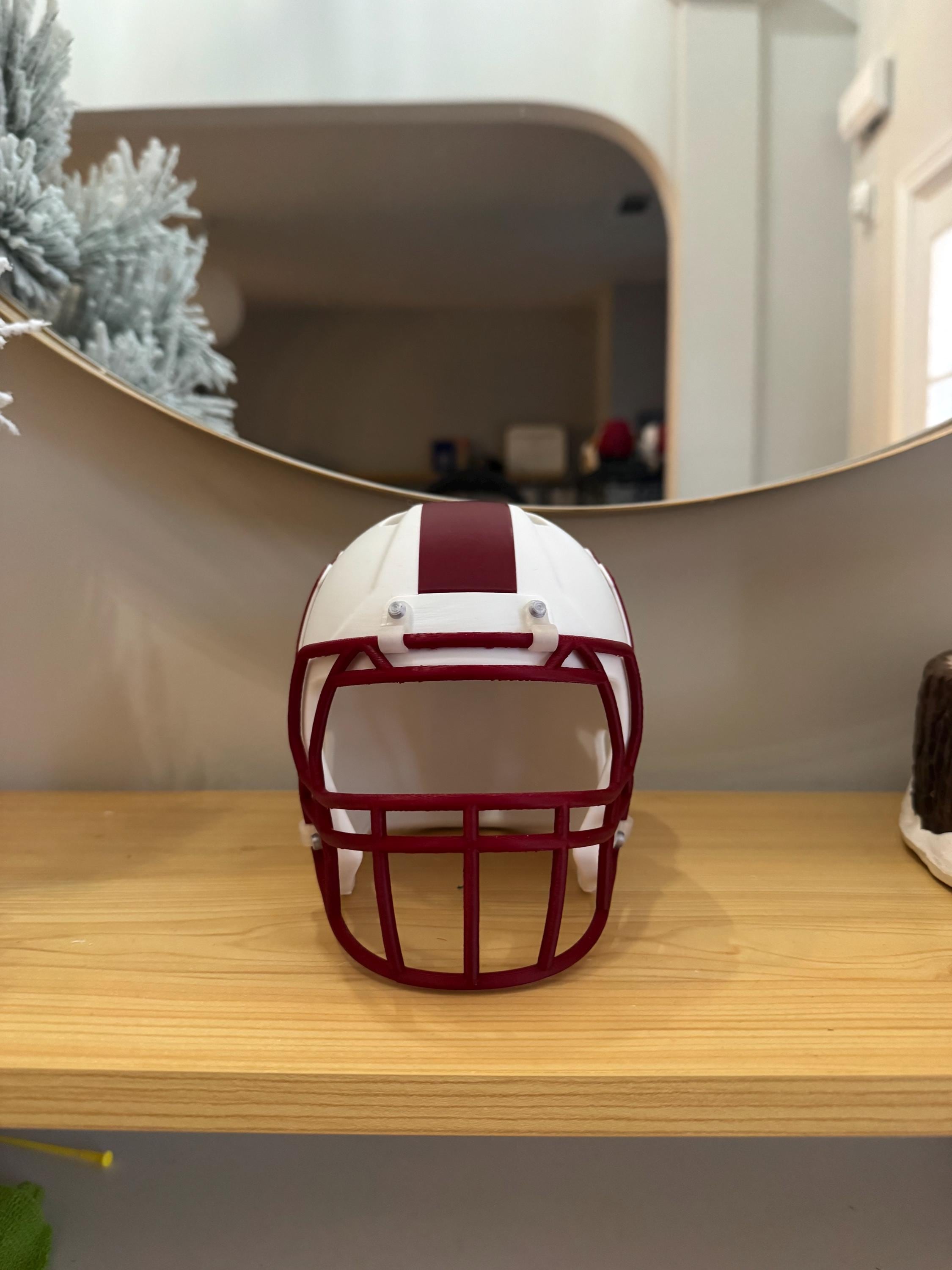 alabama a&m football helmet Nora Fleming Mini University size SpeedFlex shell University of Alabama LED Helmet