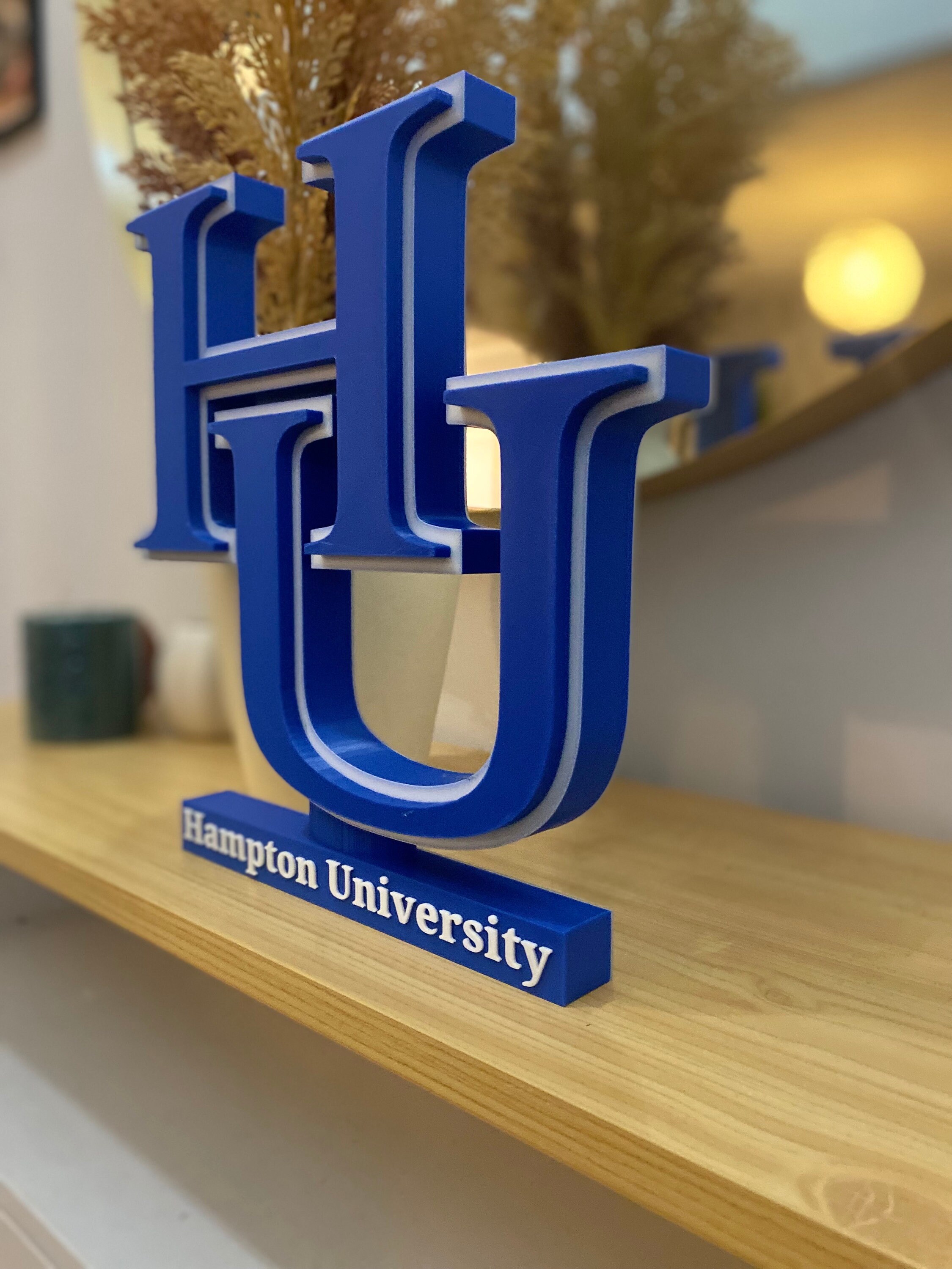 Hampton University 3D Desk Sign - Etsy