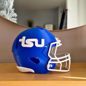 collectible collegiate football helmets Tennessee State University 3d-printed Mini Football Helmet | Tigers Pride  Gift | Alumni Collectible | College Football Decor