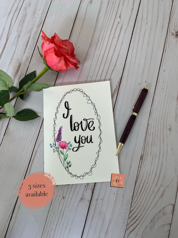 Cute Homemade I Love You Cards