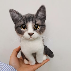 Custom Stuffed  Pet of Your Dog Cat, Handmade Pet Plush Clone, Animal Replica Gift, Pet Loss Memorial, Personal Unique Gift Idea