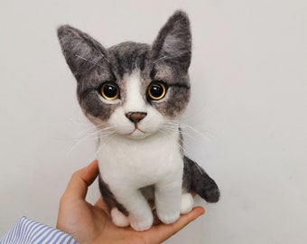 Custom Stuffed  Pet of Your Dog Cat, Handmade Pet Plush Clone, Animal Replica Gift, Pet Loss Memorial, Personal Unique Gift Idea