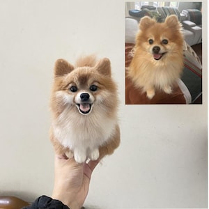 亡くなった犬のぬいぐるみ、犬の喪失のメモリアル、リアルな猫、ペットママへのギフト、手作りペットぬいぐるみクリスマスギフト、ペットロスギフト