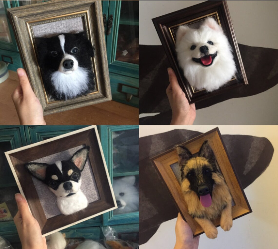 Custom Stuffed Animal of Your Dog Cat Handmade Pet Plush Etsy