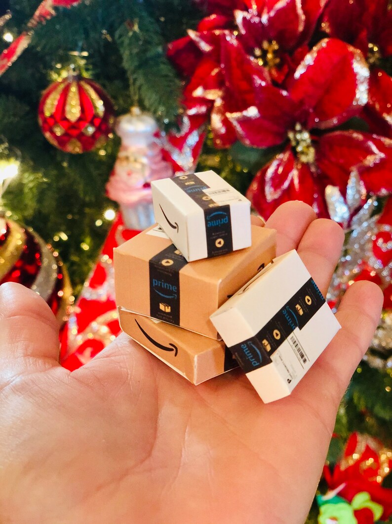 Faux Tiny Amazon boxes Perfect for you Elf on the Shelf Etsy