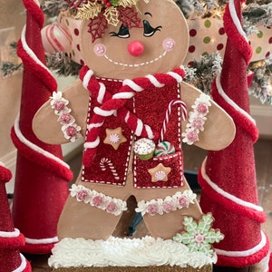 Großer Weihnachtslebkuchen | Fake Lebkuchen | Weihnachtsdekor| Süßigkeit-Weihnachten|