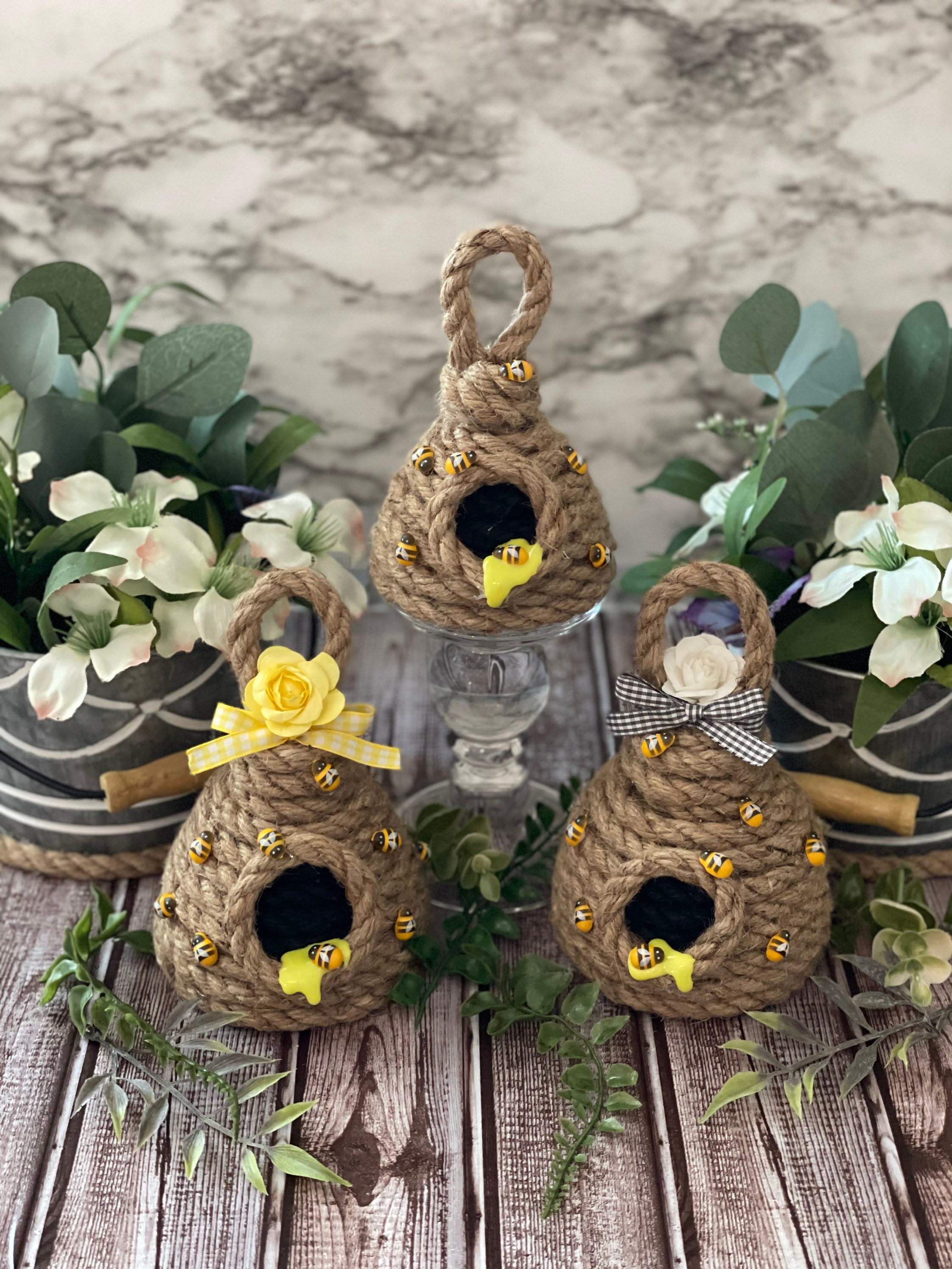 Bee hive Honey Bee hive Bee decor Baby shower Bee Theme Etsy