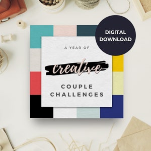 Kreative Herausforderungen in einer Box, Geschenk für Paare, Date Night Ideen, Kreatives Geschenk für Freundin, Druckbares Geschenk für Freund einzigartig