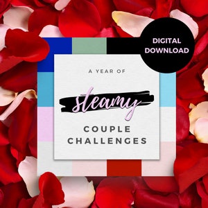 Steamy Paar Challenge Karten, Date Night Ideen druckbar, Sexy wagt für Paare, Jubiläumsgeschenk für Freund, druckbares intimes Geschenk