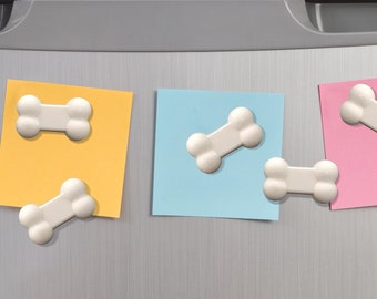 Imanes de hueso de perro hechos a mano: decoración de cocina divertida, regalo para amantes de los perros