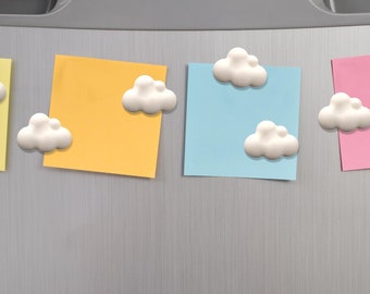 Imanes de nevera de nubes hechos a mano – Decoración de cocina Jesmonite