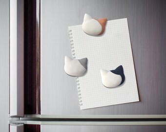 Imanes de nevera hechos a mano con forma de gato: un regalo para los amantes de las mascotas