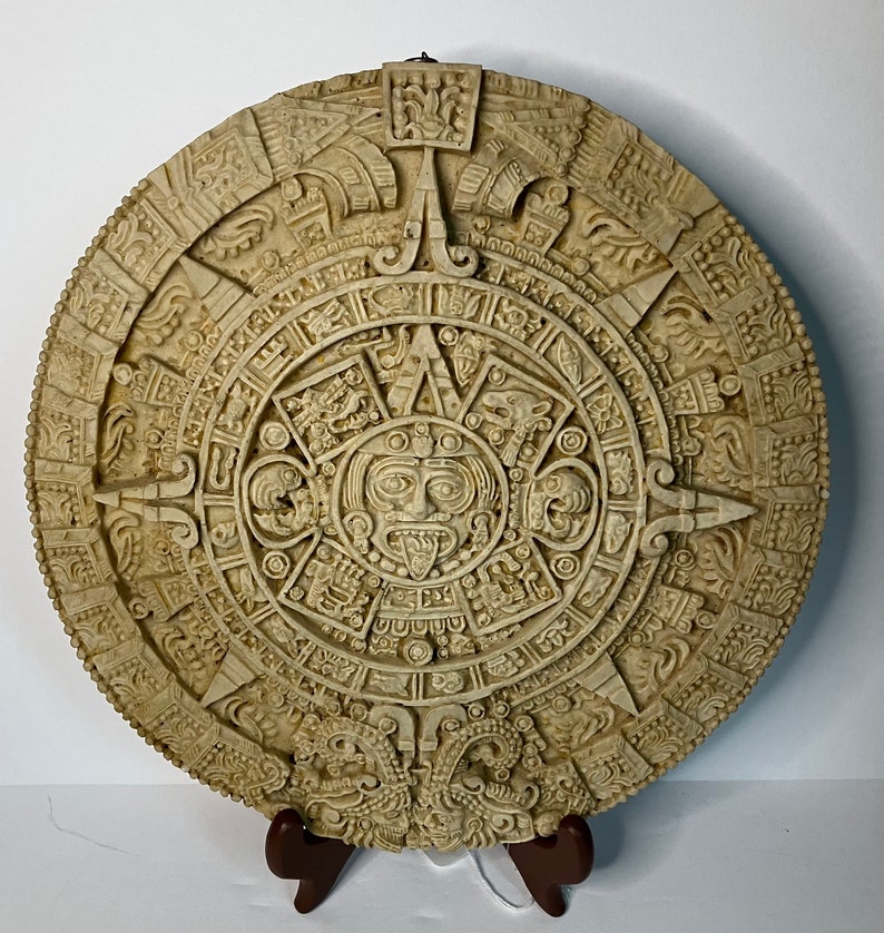 Aztec Calendar Wall Decor Etsy