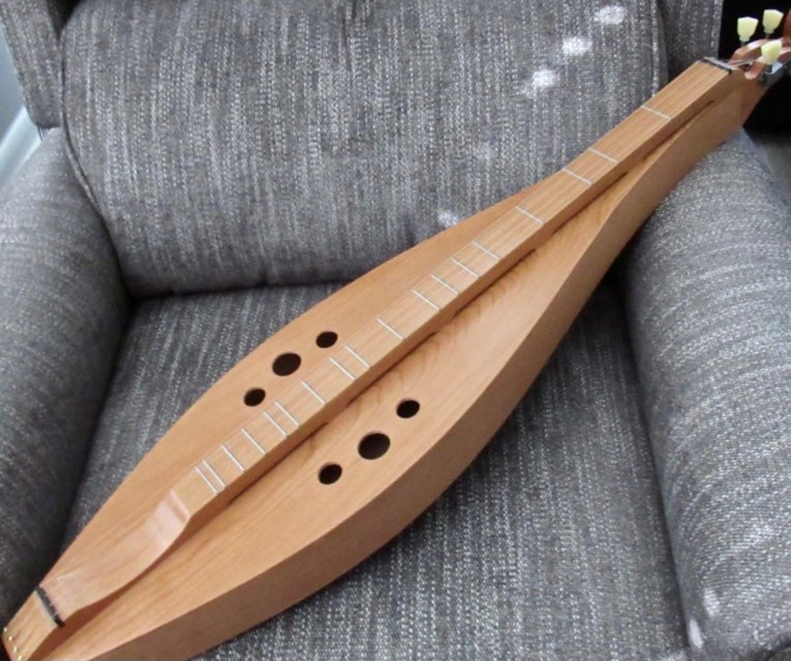 Cherry wood dulcimer. Wood dulcimer. Handmade dulcimer. Wood Etsy