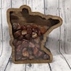 Lake Huron Sea Beach Glass Rock Shadowbox Display, Single Sided, Window ...