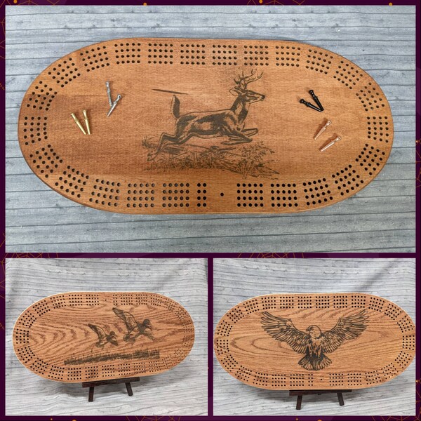 Personalized Cribbage Board Etsy