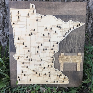 Customizable Minnesota State Park Tracking Map
