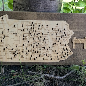 State Scape Tracking Customizable State Park Tracking Map - Etsy
