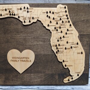 Customizable Florida State Park Tracking Map (camping Parks Only) - Etsy