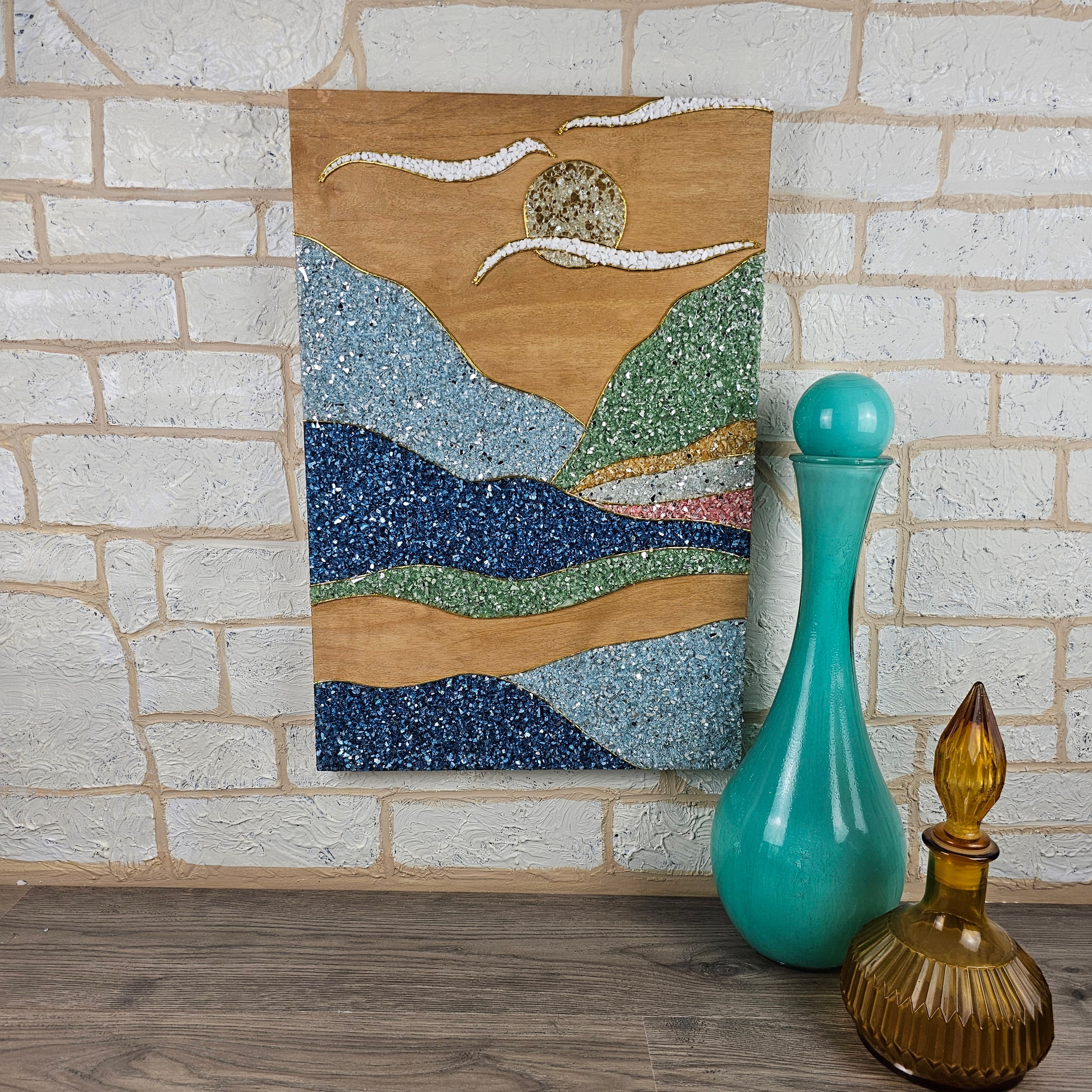 Vintage Gravel Art - Etsy